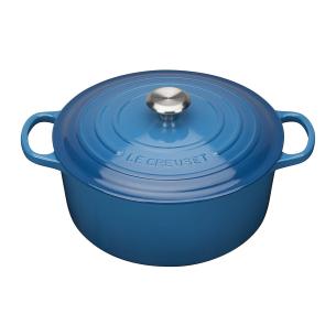 Le Creuset - Pentola cocotte in ghisa smaltata evolution 24 cm blu marsiglia