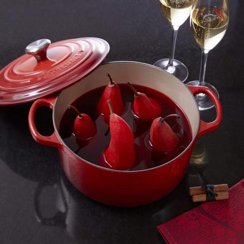 Le Creuset - Pentola cocotte in ghisa smaltata evolution 22 cm rosso ciliegia