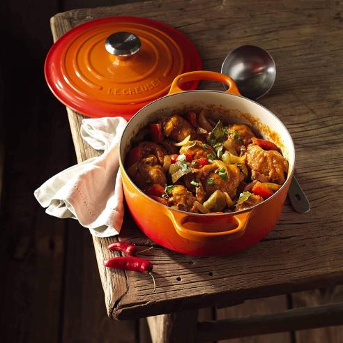 Le Creuset - Pentola cocotte in ghisa smaltata evolution 22 cm arancio