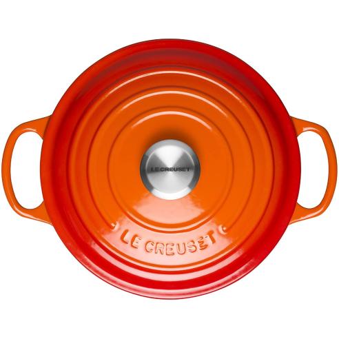Le Creuset - Pentola cocotte in ghisa smaltata evolution 22 cm arancio