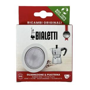 Bialetti - Blister guarnizione + piastra mokina mezza tazza