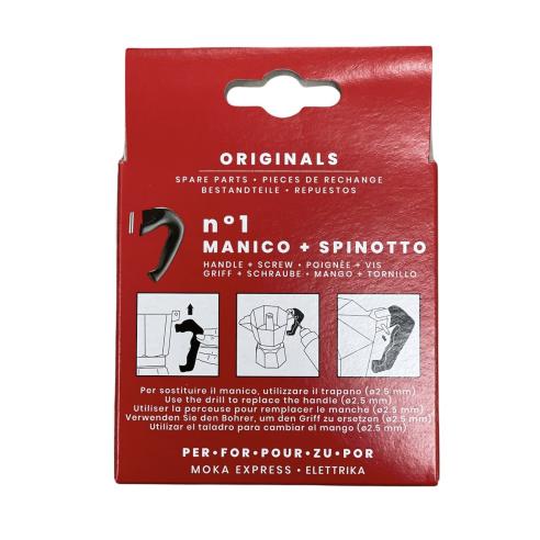 Manico Ricambio Originale Bialetti Moka Express 1-2 Tazze