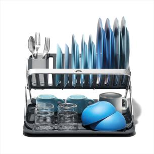 Oxo - Scolapiatti pieghevole da appoggio con telaio in alluminio 2