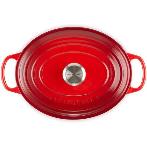 Le Creuset - Cocotte in ghisa vetrificata ovale 29 cm rosso