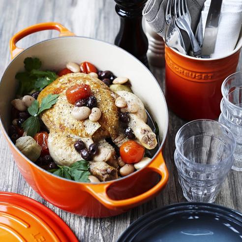 Le Creuset - Cocotte in ghisa vetrificata ovale 29 cm arancio Le Creuset - Cocotte in ghisa vetrificata ovale 29 cm arancio