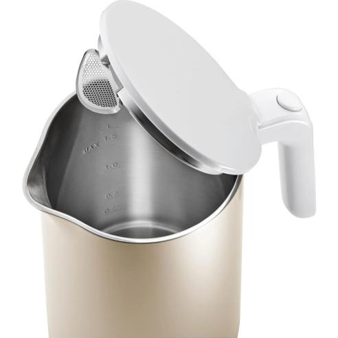 Zwilling - Bollitore elettrico acqua calda programmabile oro gold Enfinigy 1,5 litri