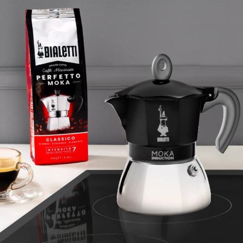 Moka Induction 4Tz Nera | Salernocasalinghi
