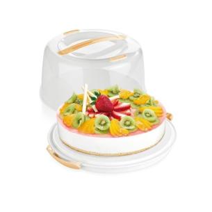 Tescoma - Porta torte tondo alto con tavoletta refrigerante
