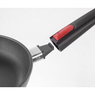 Woll - Padella bassa antiaderente in alluminio forgiato Diamond Lite manico rimovibile 24 cm 2