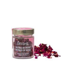 Decora - Fiori edibili petali di rosa 4 grammi