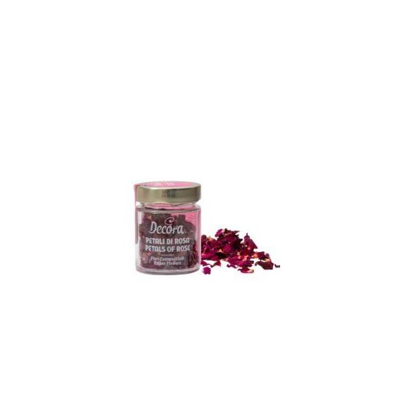 Decora - Fiori edibili petali di rosa 4 grammi