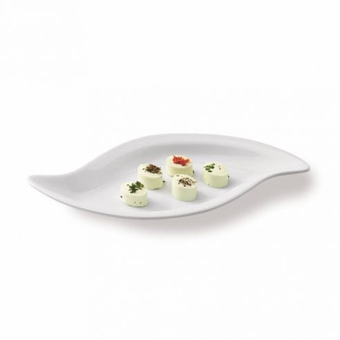 Tognana - Antipastiera piatto onda in porcellana bianca 28 cm linea party