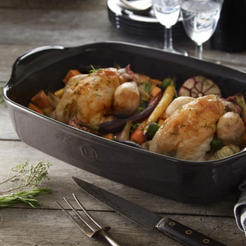 Emile Henry - Pirofila da Forno Media Rettangolare 36 cm Belle-Ile EH739652