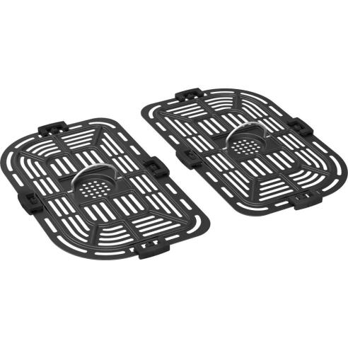 Instant Vortex Plus 8 in 1 Friggitrice ad aria doppio cestello Dual Clearcook 8L