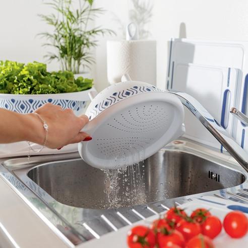 Stefanplast - Scolariso con coperchio in plastica linea tosca grigio