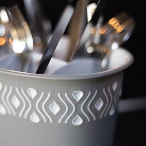 Stefanplast - Scolaposate in plastica 20 cm linea tosca grigio