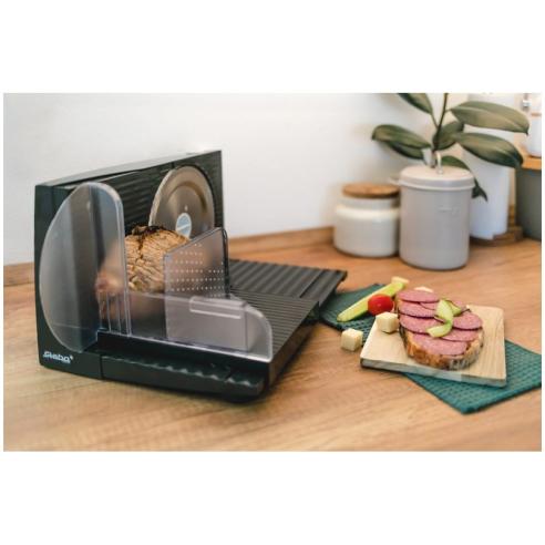 Steba - Affettatrice elettrica pieghevole AS 100 con lama ondulata cm 17