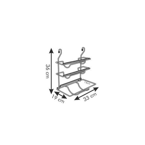 Tescoma - Dispenser 3 posti portarotolo linea monti