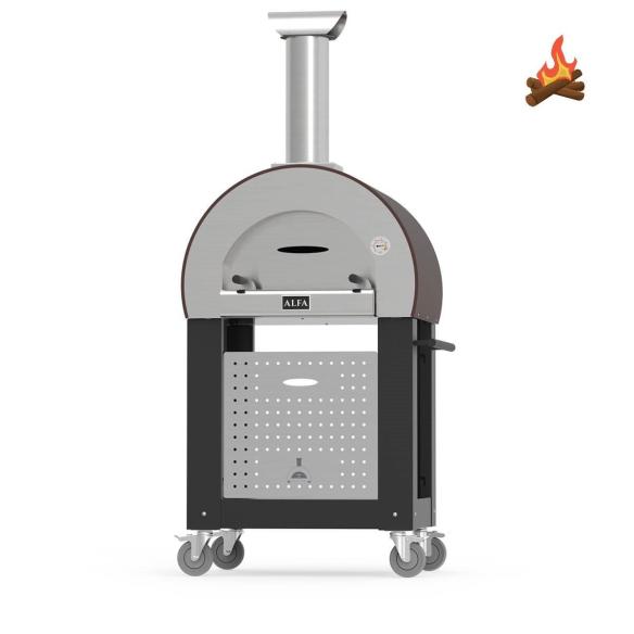 Alfa Forni - 5 Minutes Outdoor wood-fired pizza oven with base for the home