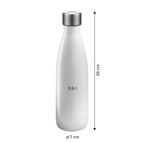 Tescoma - Bottiglia in acciaio 600 ml linea constant panna