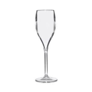 Waf - Bicchiere calice flute in plastica tritan trasparente riutilizzabile 15cl