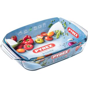 Pyrex - Teglia rettangolare in vetro borosilicato Irresistibile 27x17 cm