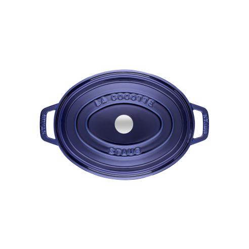 Staub - Casseruola cocotte ovale in ghisa smaltata 31cm blu