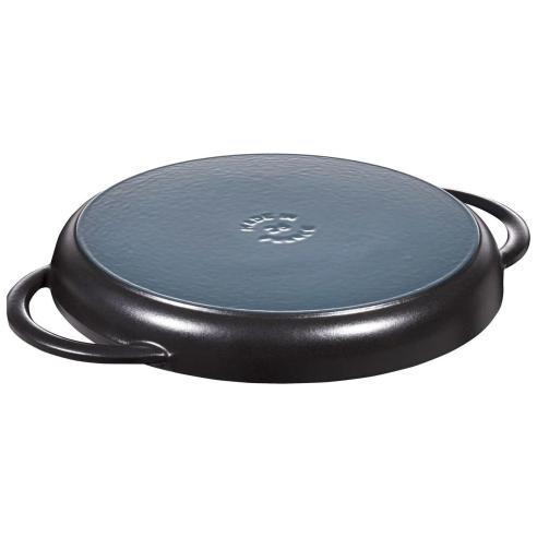 Staub - Bistecchiera tonda in ghisa smaltata 26 cm nera