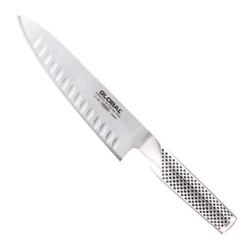 Global - Coltello da cucina con lama alveolata G-78 lama 18 cm