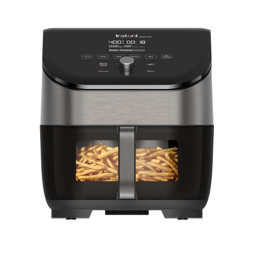 Instant Vortex Plus Friggitrice ad aria in acciaio inossidabile con ClearCook e OdorErase 5,7 litri