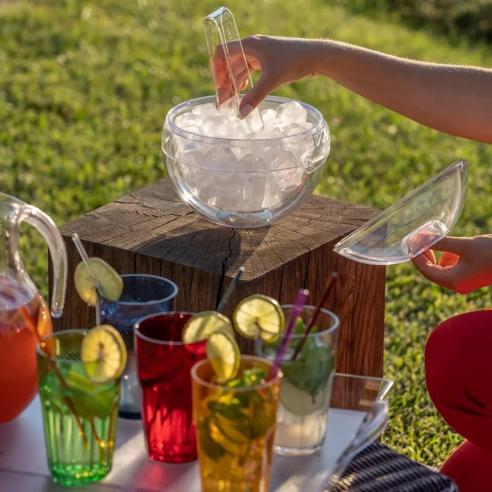 Guzzini - Secchiello ghiaccio stella con pinza happy hour