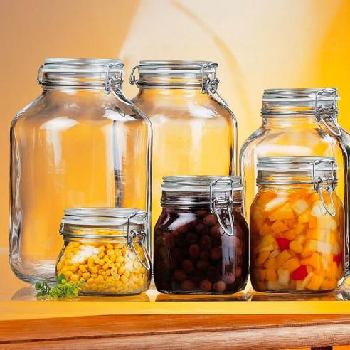 Bormioli - Barattolo ermetico Fido in vetro 5 litri