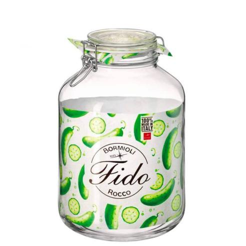 Bormioli - Barattolo ermetico Fido in vetro 5 litri