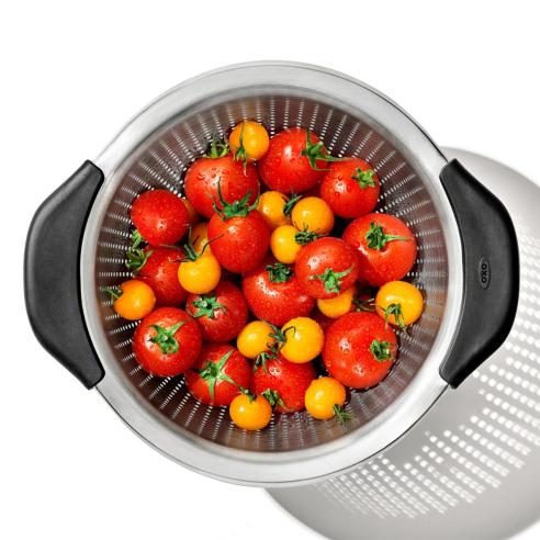 Oxo - Scolapasta in acciaio inox Good Grips 28 cm