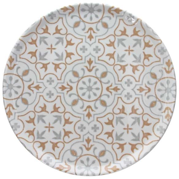 Tognana - Round porcelain pizza plate 33 cm Aura Mattone