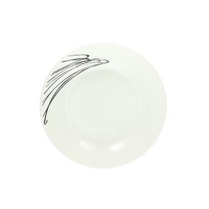 Tognana - Porcelain soup plate Madison Grafic line art
