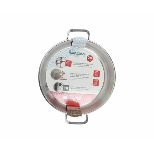 Tognana - Pentola in acciaio 2 manici Vanitosa da 24 cm