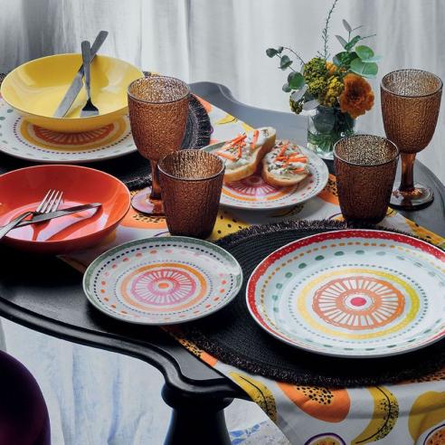 Tognana - Servizio di piatti in porcellana 18 pezzi linea Madison Aruba