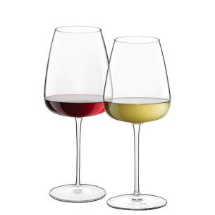 Luigi Bormioli - Set of 8 wine glasses in glass Talismano line Bordeaux Chardonnay Grand Cru