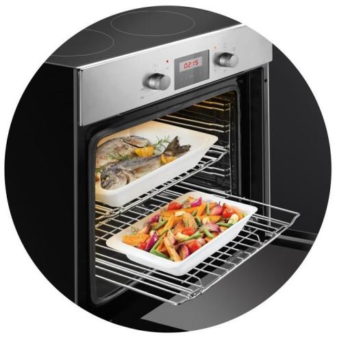 Tescoma - Griglia da forno regolabile in acciaio inox da 38 a 56 cm