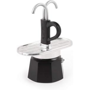 Bialetti - Caffettiera moka mini express 2 tazze nera 2