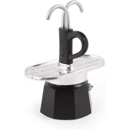 Bialetti - Caffettiera moka mini express 2 tazze nera