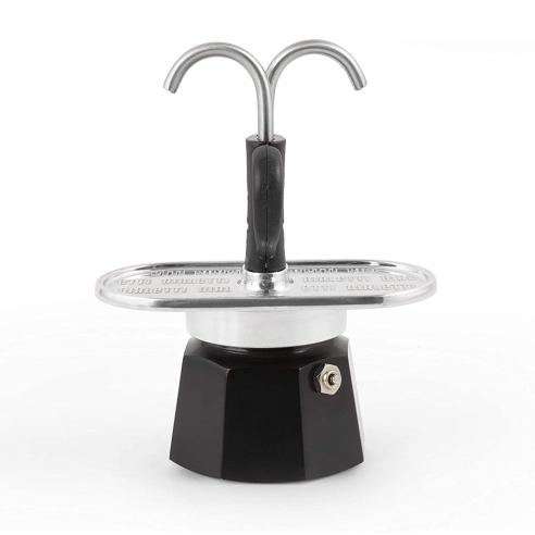 Bialetti - Caffettiera moka mini express 2 tazze nera