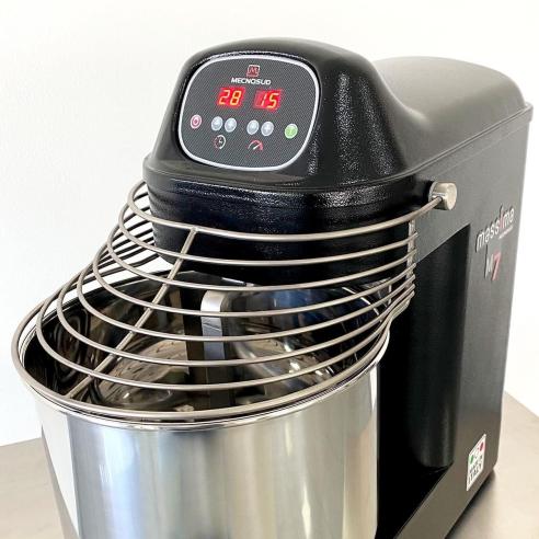 Mecnosud - Impastatrice professionale a spirale Massima M7 nera