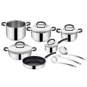 Lagostina - Practice cookware set in stainless steel of 13 pieces