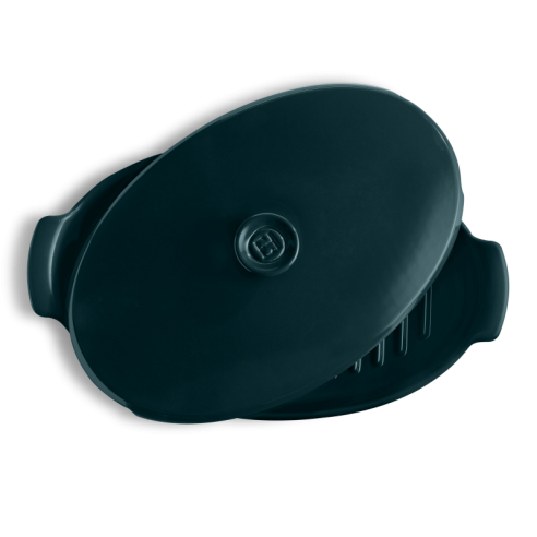 Emile Henry - Pentola Papillotes in ceramica belle-ile verde petrolio