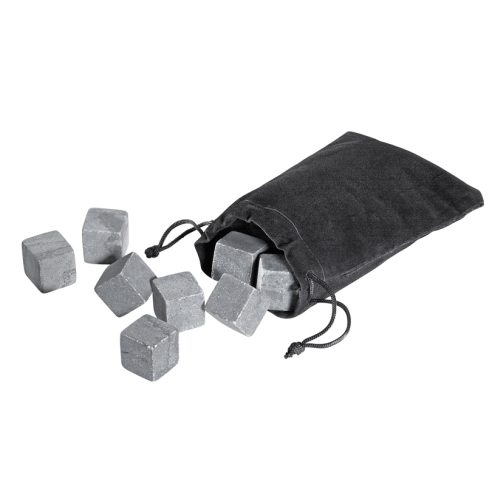Cilio - Cubetti refrigeranti in pietra riutilizzabili per Whiskey 9 pezzi