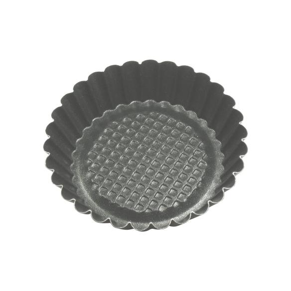 Vespa - Stampo crostata piccola in alluminio antiaderente 12 cm confezione da 6 pezzi