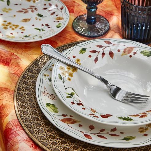 Tognana - Servizio di piatti in porcellana da 18 pezzi Palette linea Olimpia