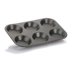 Vespa - Teglia muffin in alluminio antiaderente a 6 formine basso 30 cm
